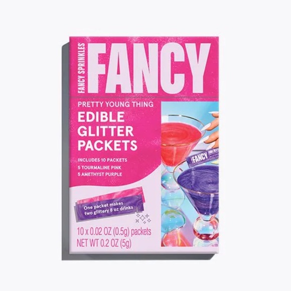 Edible Glitter Packets - FANCY Sprinkles brand. 80 servings total! Brand new - Picture 2 of 5